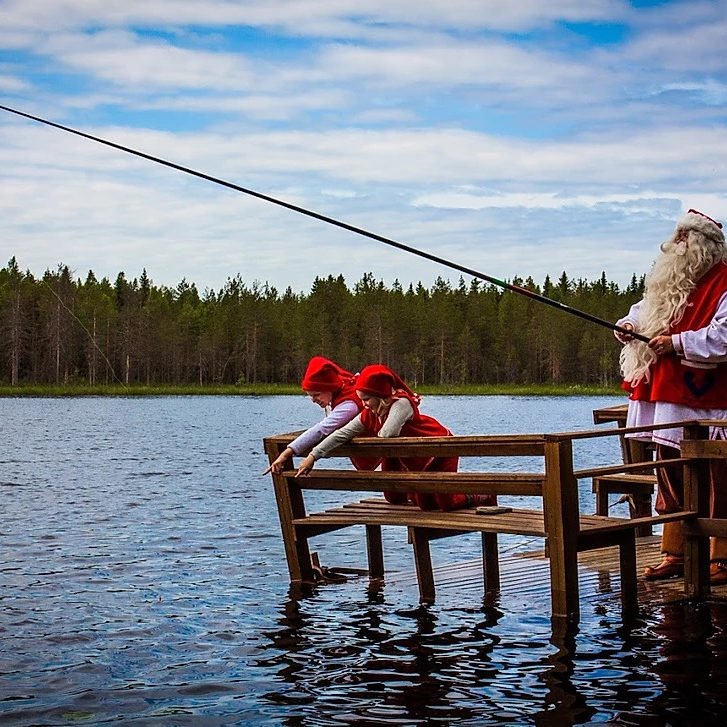 Fishing in Rovaniemi